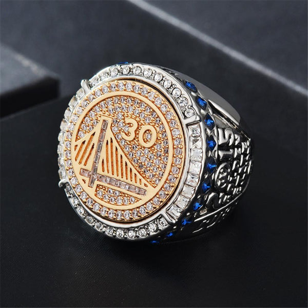 Men's Fan Memorial Collection 2015 NBA Golden State Warriors Curry Championship Memorial Ring