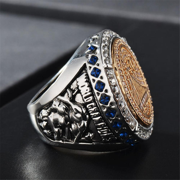 Men's Fan Memorial Collection 2015 NBA Golden State Warriors Curry Championship Memorial Ring