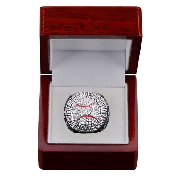 1992 World Major League Atlanta Warriors National League Championship Fan Rings
